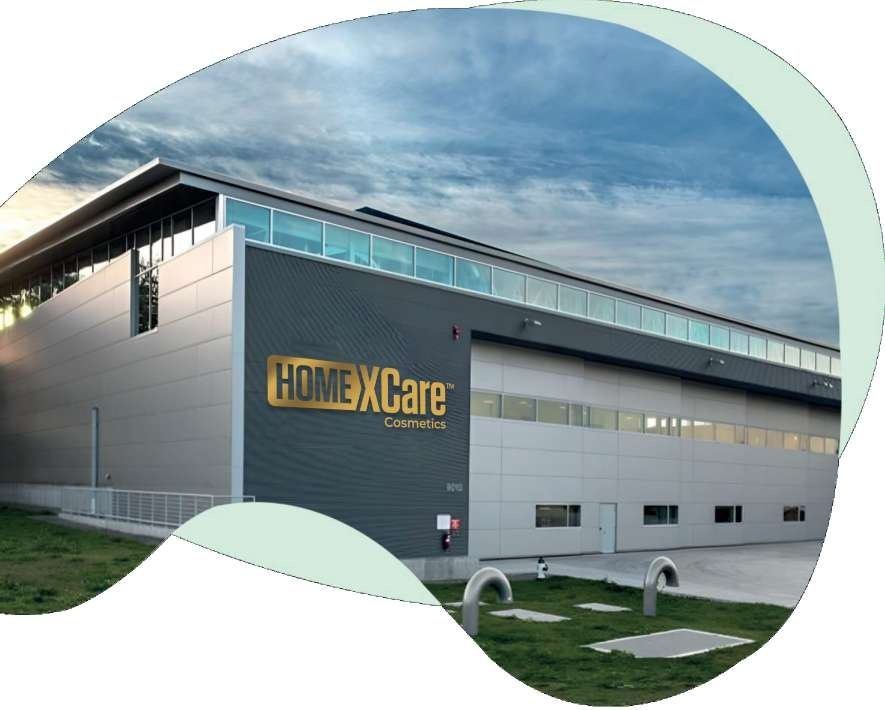 HomeXCare Cosmetics production line at the Çerkezköy, Tekirdağ manufacturing facility in Turkey