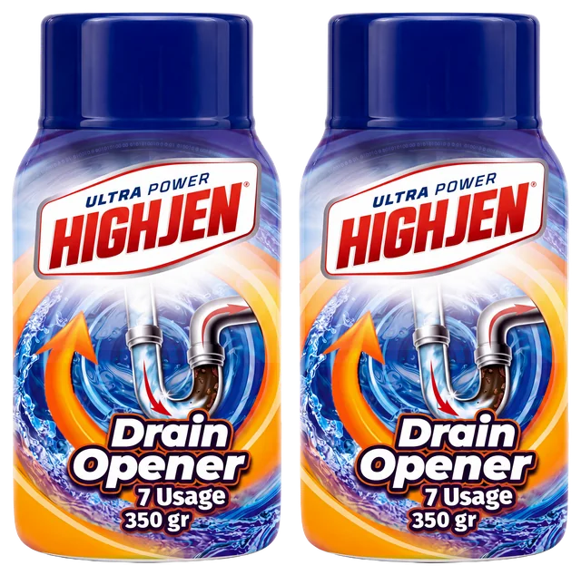 Препарат за отпушване на канали HIGHJEN, бутилки 350 г